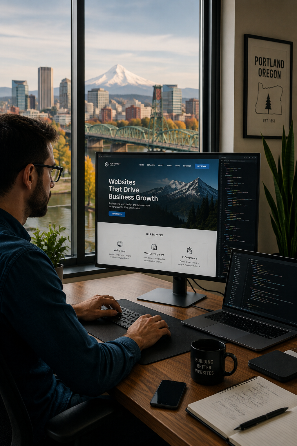 Oregon website development services